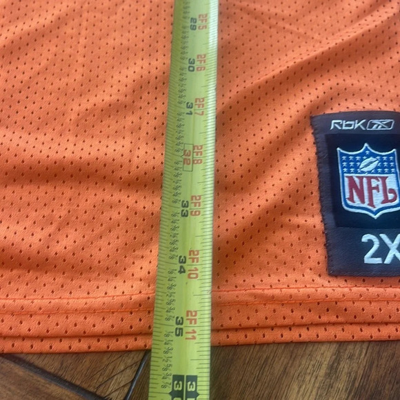 NFL Denver Broncos Cutler 6 Football Jersey Orange V-Neck #6 Size 2XL - Picture 5 of 16